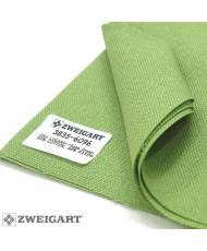 Evenweave Fabric 25 ct Lugana Zweigart 3835/6096, Kiwi