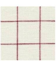 Evenweave Fabric 32ct. Belfast Linen Zweigart 7666/1269 Milk in a burgundy cage