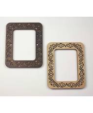 Small hoop plywood magnetic for embroidery 6.5x9cm, ornament, Wonderland Crafts WLMP-004