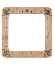 Big Hoop plywood magnetic for embroidery 14x14cm, ornament, Wonderland Crafts WLMP-005