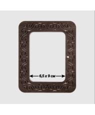 Small hoop plywood magnetic for embroidery 6.5x9cm, ornament, Wonderland Crafts WLMP-008