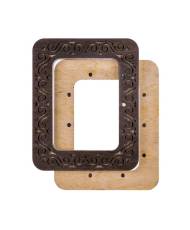 Small hoop plywood magnetic for embroidery 6.5x9cm, ornament, Wonderland Crafts WLMP-008