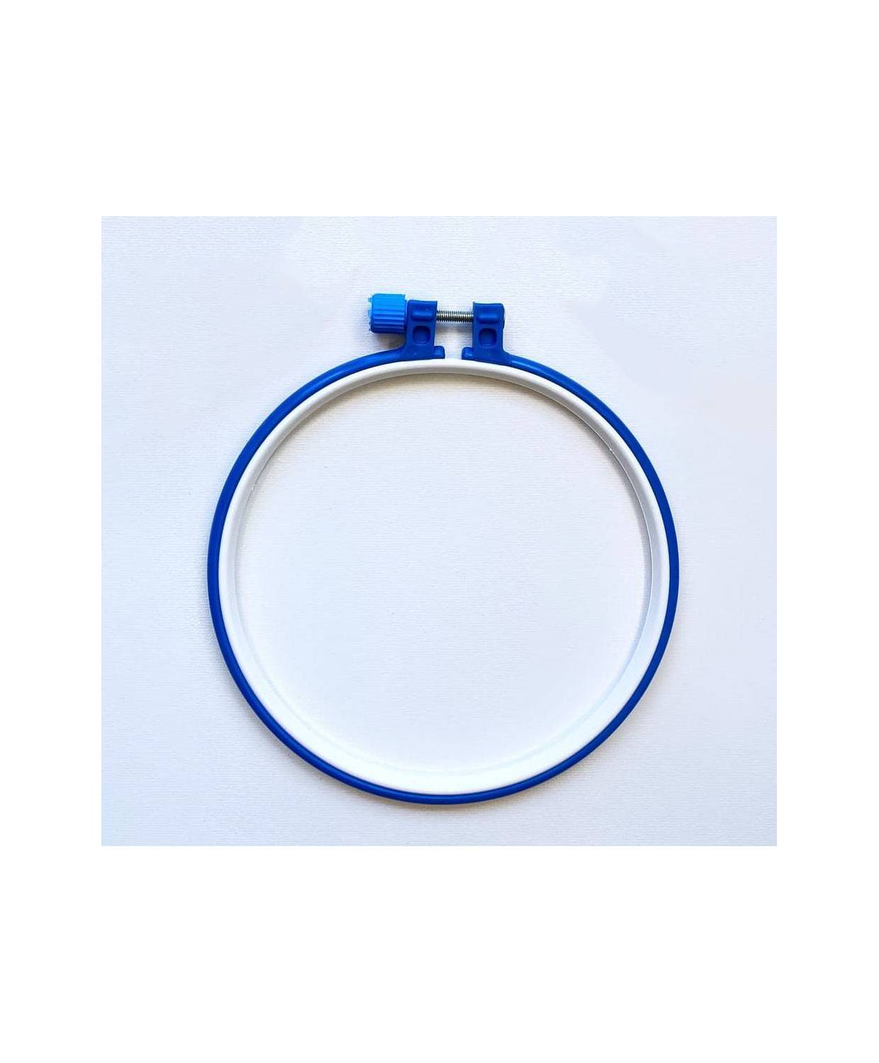 Plastic hoop with screw for embroidery 14cm