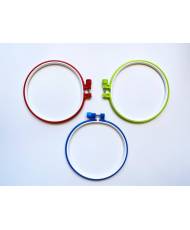 Plastic hoop with screw for embroidery 14cm