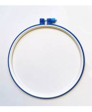 Plastic hoop with screw for embroidery 25 cm