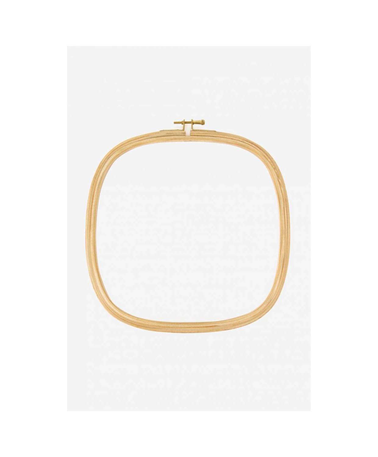 Square Hoop with screw from beech for embroidery 25х25 см DMC U2106