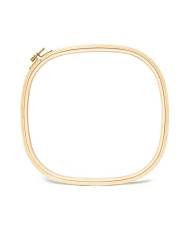 Square Hoop with screw from beech for embroidery 25х25 см Mein Hobby 202-2525