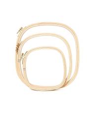 Square Hoop with screw from beech for embroidery 25х25 см Mein Hobby 202-2525