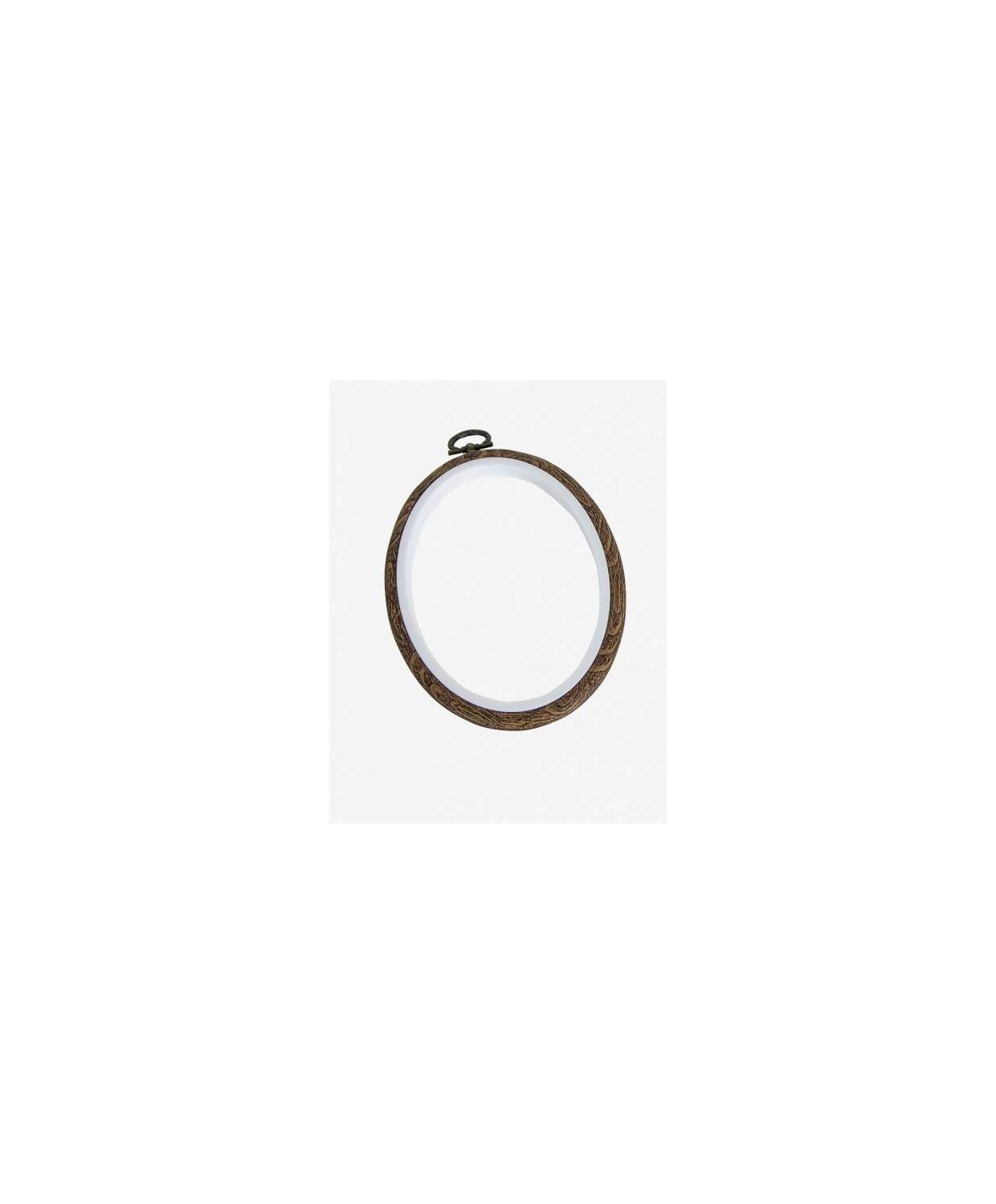 Oval wood-look hoops 13,5х10 cm, DMC MV0034L/135