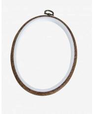 Oval wood-look hoops 17,5х13 cm, DMC MV0034L/175