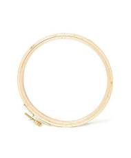 Round Hoop with screw from beech for embroidery 15,5 см Mein Hobby 202-3