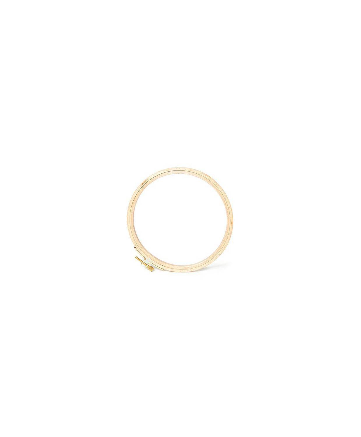 Round Hoop with screw from beech for embroidery 15,5 см Mein Hobby 202-3