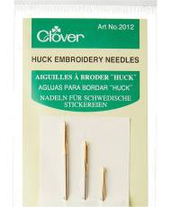 Curved tip needles for Swedish embroidery Clover 2012