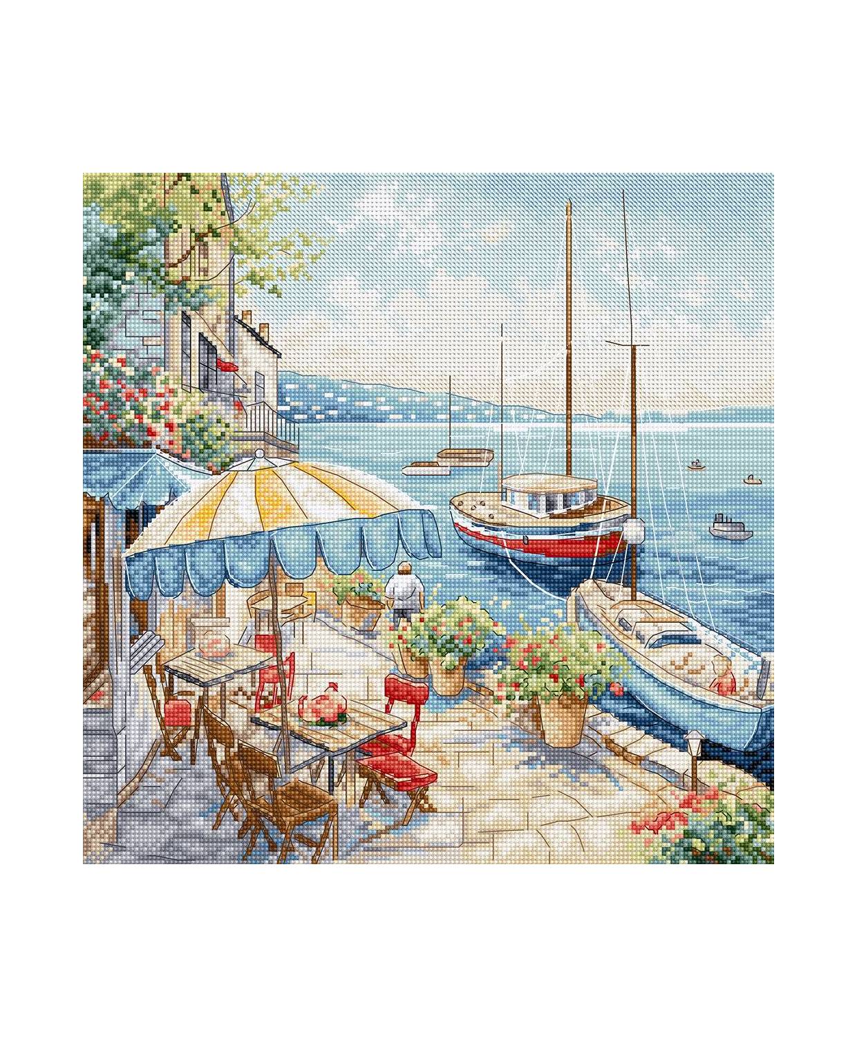 Letistitch Cross Stitch Kit Seascape, L9927 NEW