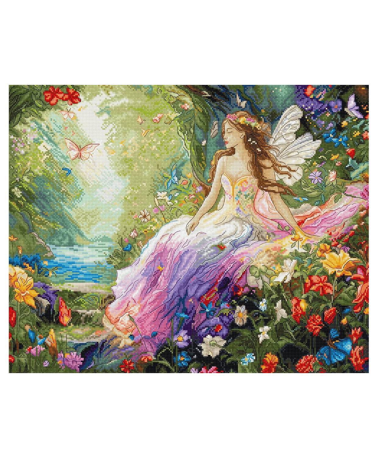 Cross Stitch Kit LETISTITCH - Enchanted Spring, L9932