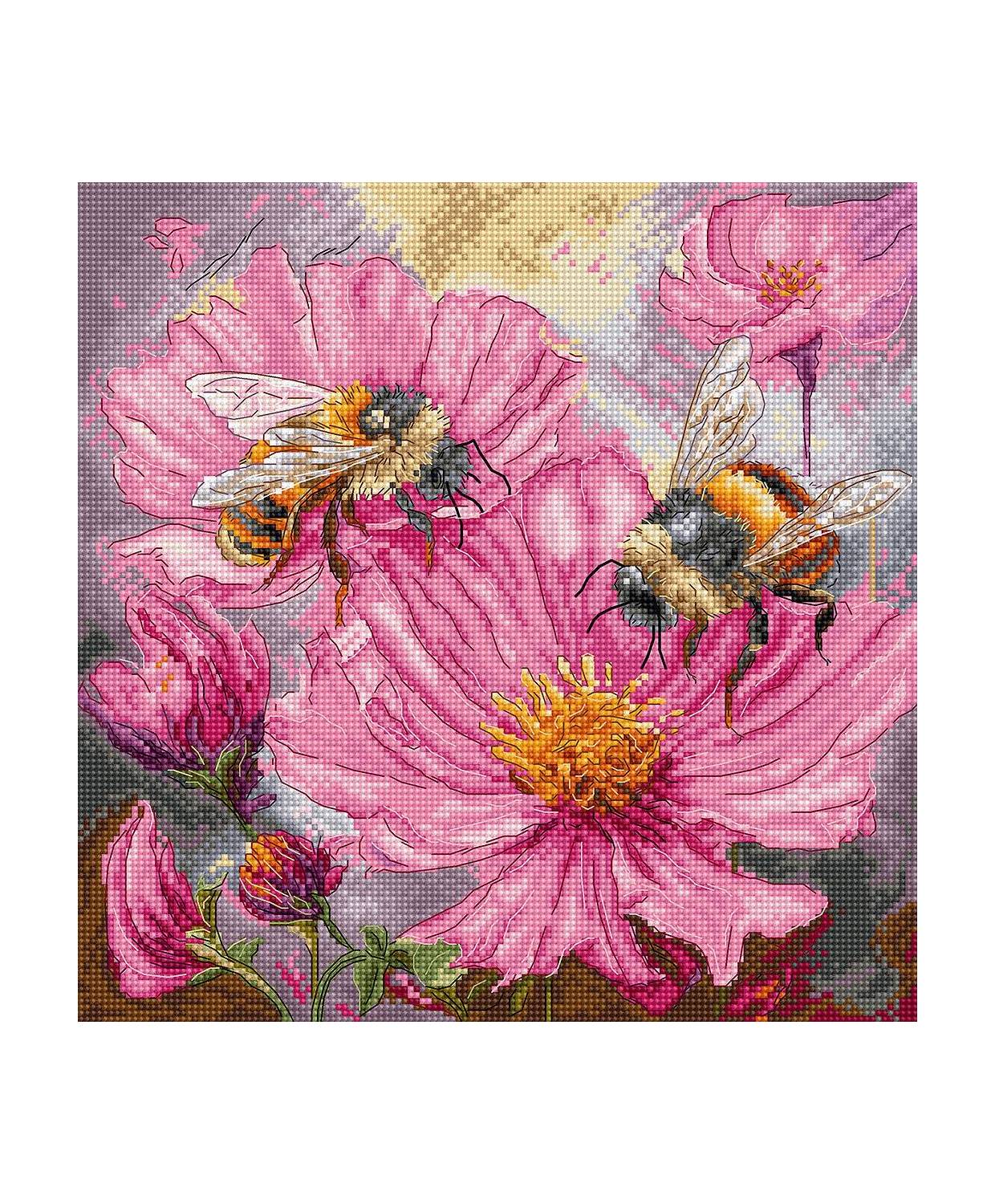 Cross Stitch Kit LETISTITCH - Honey Blooms, L9933