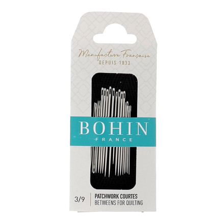 Quilting Needles Bohin Assorted Sizes 3–9 Short 00368