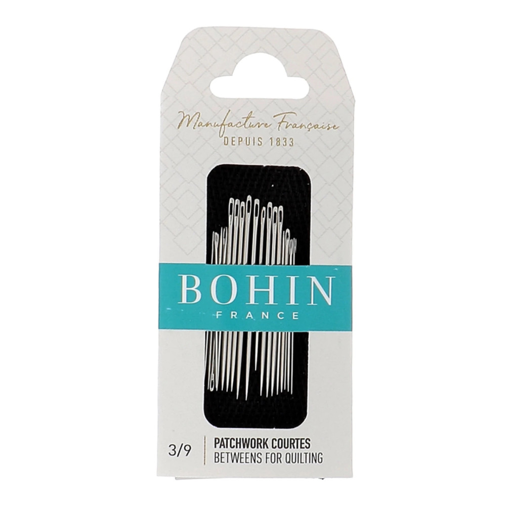 Quilting Needles Bohin Assorted Sizes 3–9 Short 00368 Quilting Needles Bohin Assorted Sizes 3–9 Short 00368