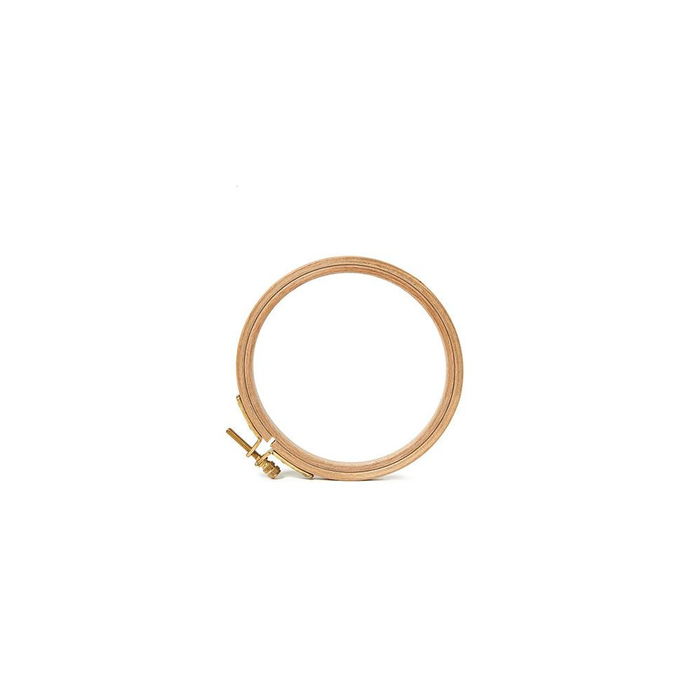 Round Hoop with screw from beech for embroidery 12,5 см Mein Hobby 202-1 Round Hoop with screw from beech for embroidery 12,5 см Mein Hobby 202-1