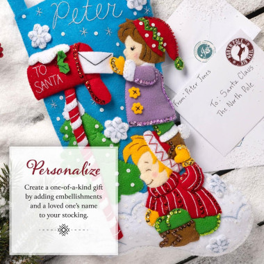 Bucilla ® Seasonal - Felt - Stocking Kits - Dear Santa - 89583E