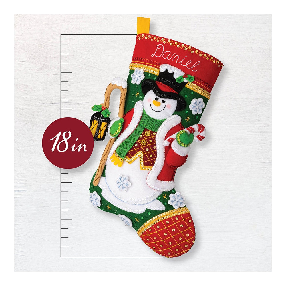 Bucilla ® Seasonal - Felt - Stocking Kits - Light Up The Holidays 89587E