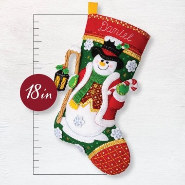Bucilla ® Seasonal - Felt - Stocking Kits - Light Up The Holidays 89587E