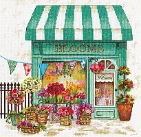 Набор для вышивки крестиком Цветочный магазин Blooms Flower Shop Dimensions 70-35401