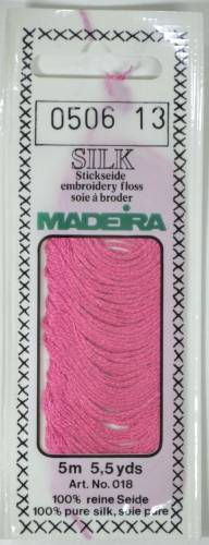0506 шовкове муліне Madeira Silk Hot Pink фото 2