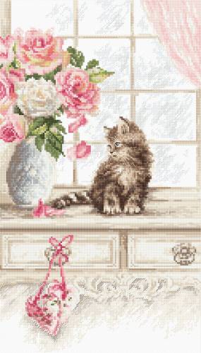 Набір для вишивки хрестиком Kitten Letistitch LETI 976