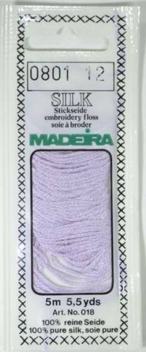 0801 шовкове муліне Madeira Silk Light Lavender фото 2