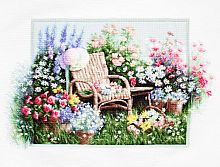 Набор для вышивки крестиком Цветущий сад Luca-S B 2344