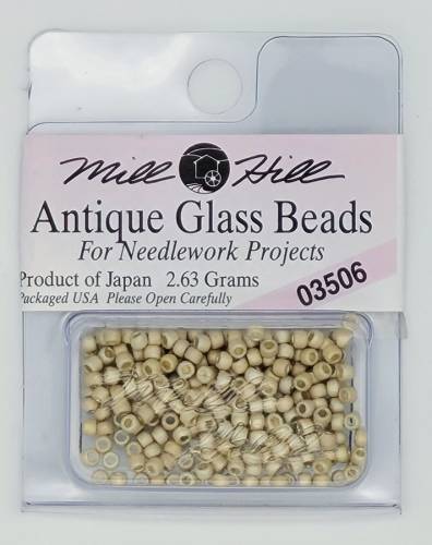 03506 бисер Mill Hill, 11/0 Satin Stone Antique Glass Beads фото 2