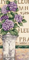 Набір для вишивання хрестиком Hydrangea Floral, Dimensions 65092
