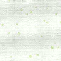 Канва Fein-Aida Splash 18 Zweigart 3793/1359, біла з зеленими бризками, 50х55 см