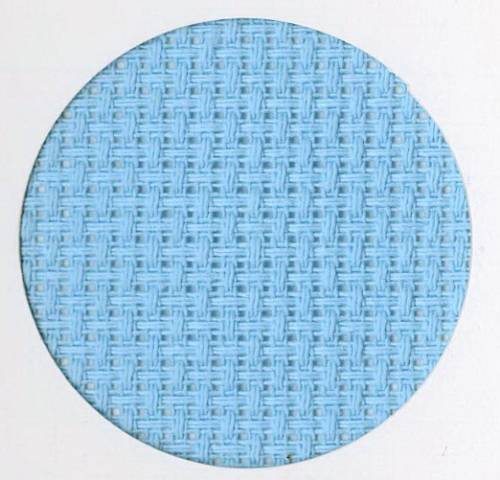 Канва Аіда 14 (32 х 45 см), блакитна, Угорщина фото 3