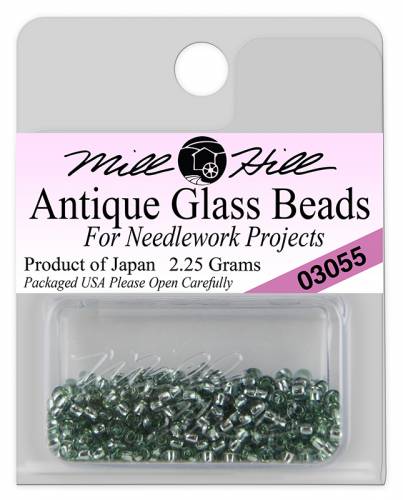 03055 бисер Mill Hill, 11/0 Bay Leaf Antique Glass Beads фото 3