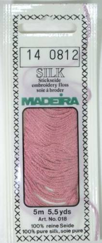 0812 шовкове муліне Madeira Silk Dirty Pink фото 2