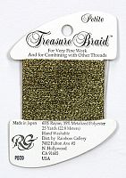 PB30 Нитка Treasure Braid Petite Rainbow Gallery Black Gold