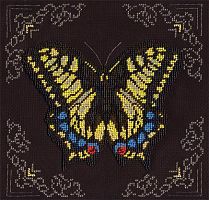 Набір для вишивання Жовтий метелик Кларт, 8-114