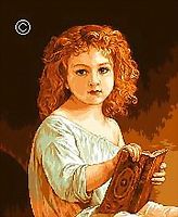 Набір для вишивання гобелен Марія в дитинстві Goblenset 467