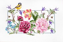 Набор для вышивки крестиком Весенние цветы, Luca-S BA2359