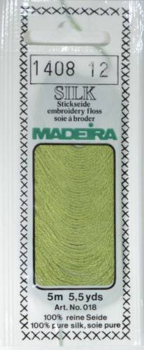 1408 шовкове муліне Madeira Silk Dark Green фото 2
