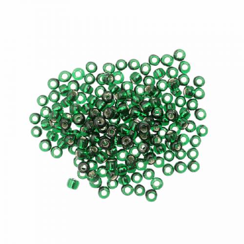 16614 бисер Mill Hill, 6/0 Brilliant Green Glass Beads