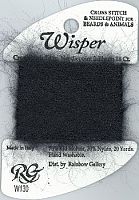 Нитка Wisper Rainbow Gallery W130, вугілля
