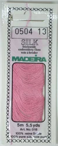 0504 шовкове муліне Madeira Silk Deep Pink фото 2