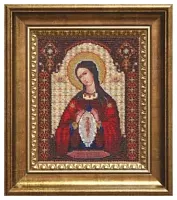 Набір для вишивання бісером Ікона Божої Матері "Помічниця під час пологів" Чарівна мить Б-1096
