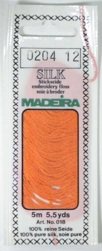 0204 шовкове муліне Madeira Silk Summer Orange фото 2