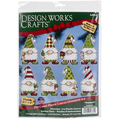 Набір для вишивки хрестиком Gnome, Design Works 6880 фото 2