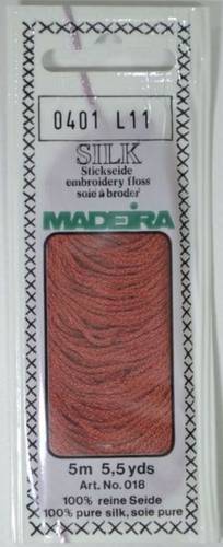 0401 шовкове муліне Madeira Silk Maroon фото 2