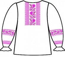 Сорочка с длинным рукавом для девочки, 28 размер